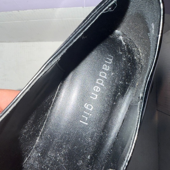 Madden Girl Glossy Black Mary Jane Shoes - Picture 4 of 6